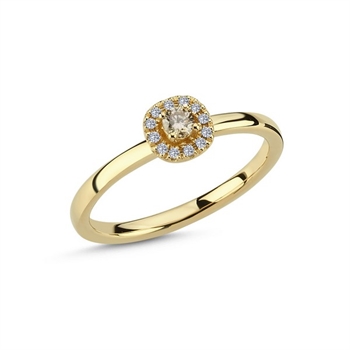 Champagne ring fra Nuran A3089 CH 016